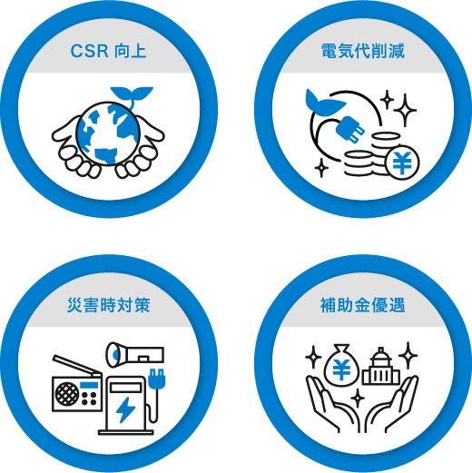 太陽光発電設備と蓄電池を合わせて導入をするメリット