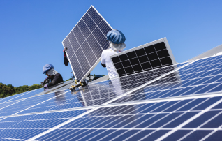 太陽光発電工事（施工の流れ）